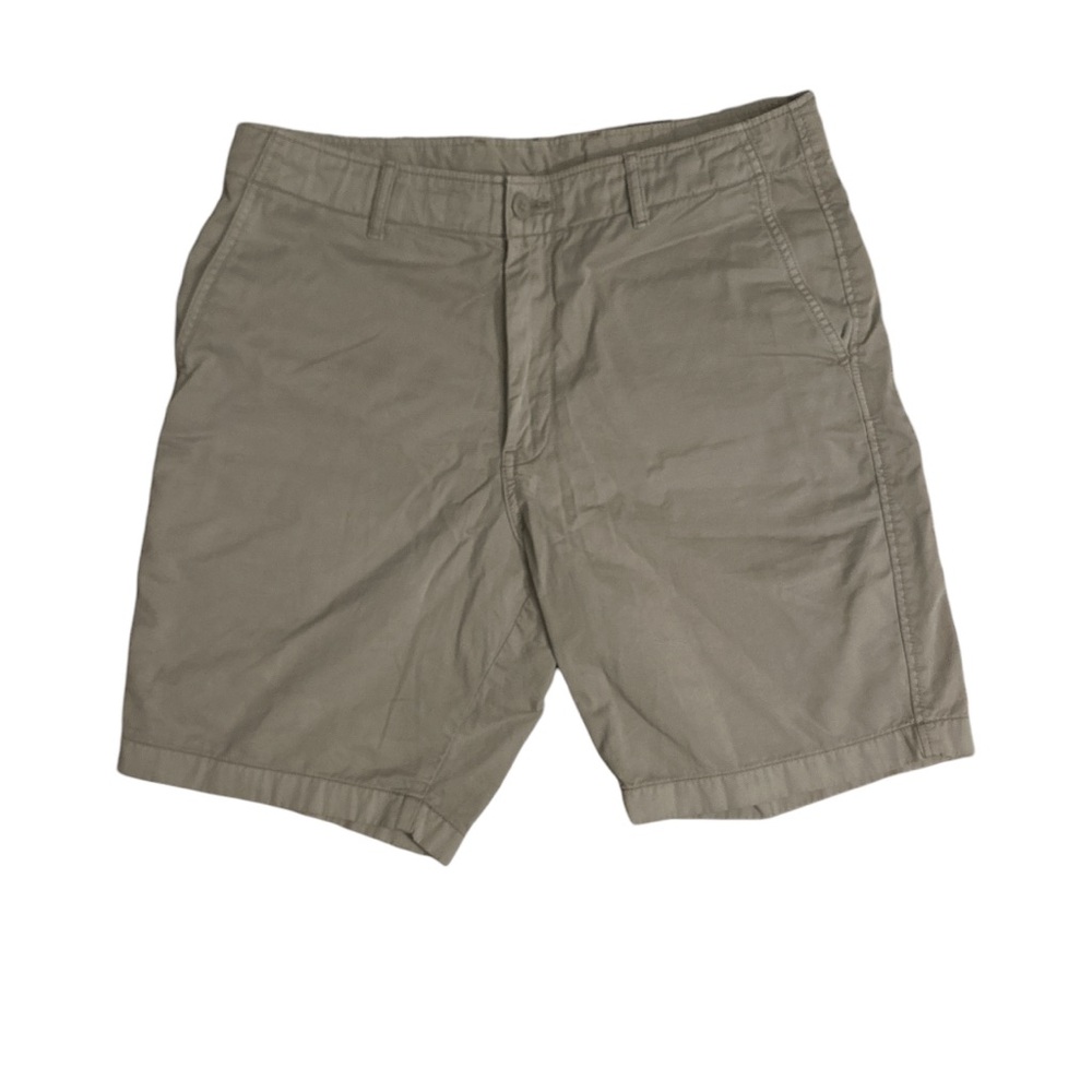 Uniqlo khaki 100% Cotton Shorts waist 30-33inch Pre-owned